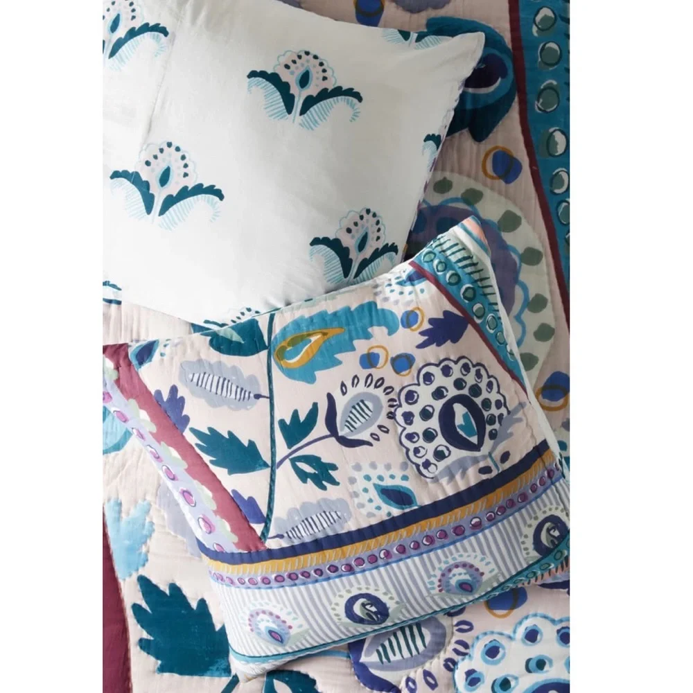 Anthropologie Sunder Euro Sham ANTHROPOLOGIE HOME ONE Sham NWT